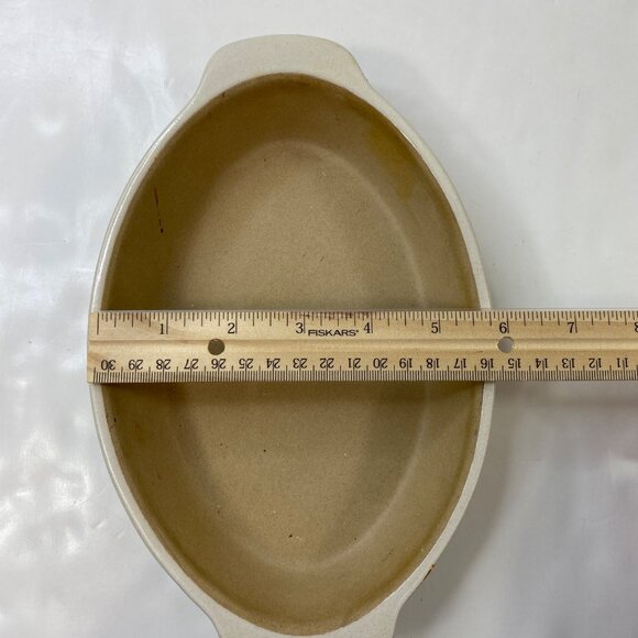 Pampered Chef Family Stoneware Cooking Stone Oval 8.25" Baking Dish - Picture 6 of 7